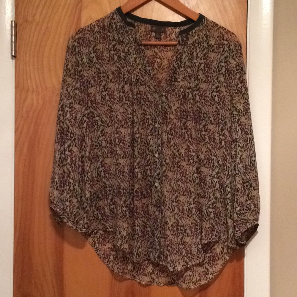 Anthropologie top 3/4 sleeves